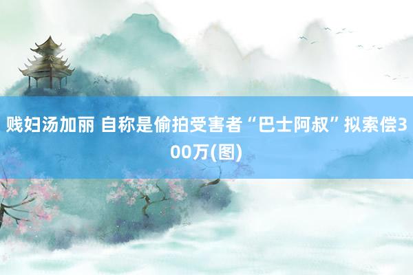 贱妇汤加丽 自称是偷拍受害者“巴士阿叔”拟索偿300万(图)